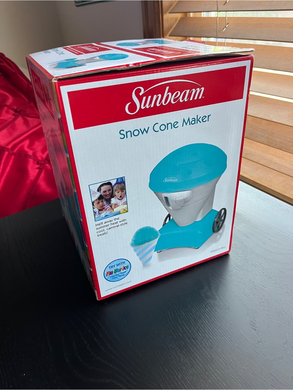 Sunbeam Electric Snow Cone Maker Cyan Blue 50-Watt One Size